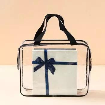 Водонепроницаемая прозрачная косметичка для женщин, косметичка для путешествий, прозрачный органайзер на молнии для макияжа, органайзер для мытья посуды, набор не...