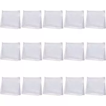 Водонепроницаемая прозрачная ПВХ косметичка на молнии - сумка для хранения образцов горячего прессования прозрачный