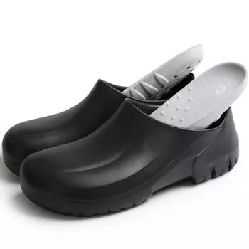 Водонепроницаемая рабочая обувь для мужчин, легкая обувь для поваров, толстая подошва, чистая обувь для еды, ресторана, резиновые сапоги для женщин 35-36 грязно-белый