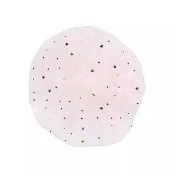 Водонепроницаемая шапочка для душа для ванной, кухонная маслостойкая гигиеническая шапочка, женская, для парикмахерской, принадлежности для ванной, утолщенная эластичная шапочка для купания, милая Star розовый