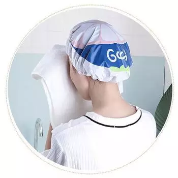 Водонепроницаемая шапочка для душа с рисунком фруктов, утепленная милая женская шапочка для ванны, эластичная шапочка для купания, товары для душа, аксессуары для ванной комнаты