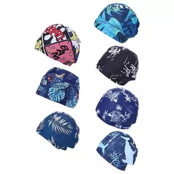 Водонепроницаемая шапочка для плавания Calico, дышащая шапочка для плавания в бассейне, шапочки для плавания, спортивные аксессуары, купальные костюмы, шляпы H