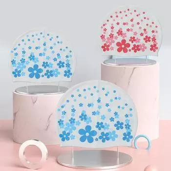 Водонепроницаемая шапочка для плавания для женщин, силиконовая, высокоэластичная, удобная, с принтом, модная шапочка для бассейна 20CM фиолетовый