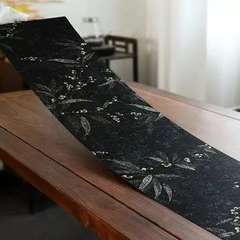 Водонепроницаемая скатерть для чая Brocade в новом китайском стиле, Дзен, дорожка на чайный столик, ткань для чайной церемонии, роскошная скатерть для чайного столика, кофейного столика