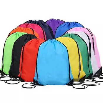 Водонепроницаемая складная спортивная сумка, карманный рюкзак для фитнеса, магазин на шнурке, карман для пешего туризма, кемпинга, плавания, мужские и женские спортивные сумки