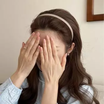 Водонепроницаемая смоляная повязка на голову из цинкового сплава Прозрачный обруч для волос Подарки Уксусная кислота Повязки для волос Вечеринка коричневый