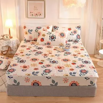 Водонепроницаемая стеганая простыня на резинке - настраиваемый, всеобъемлющий защитный чехол Hotel Simmons Sanded Dust Protection One pillowcase