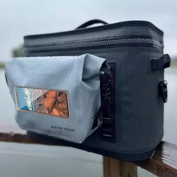 Водонепроницаемая сухая сумка 3 л для кулера YETI, большая вместимость, регулируемый ремень, просторные отделения, защитный чехол для камеры и рыболовных снастей, непромокаемый серый