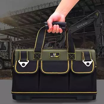 Водонепроницаемая сумка электрика с пластиковым дном, набор инструментов, многофункциональная сумка для инструментов, деревообработка 20in