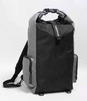 Водонепроницаемая сумка DEGNER 50x28x16 см, многослойная, нейлон/полиэстер/ПВХ, черная/серая NB-83