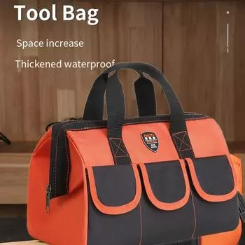 Водонепроницаемая сумка для хранения инструментов из ткани Оксфорд, сумка электрика, многофункциональный набор инструментов для деревообработки 17inch