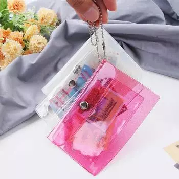 Водонепроницаемая сумка для хранения карточек, брелок для ключей, сумка-подвеска, маленький кошелек, держатель для фотокарточек, брелок для монет 06