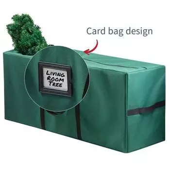 Водонепроницаемая сумка для хранения рождественской елки Yousheng с усиленной ручкой, застежкой-молнией, большой вместимостью, влагозащитная сумка для искусственной елки S красный