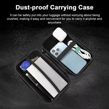 Водонепроницаемая сумка для хранения с сетчатым карманом на молнии, большой вместимости, ударопрочная