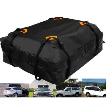 Водонепроницаемая сумка для крыши автомобиля, большая вместимость, органайзеры для хранения багажа, складные, для путешествий, кемпинга, ткань Оксфорд 1