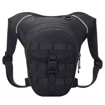 Водонепроницаемая сумка для ног мотоцикла большой емкости для езды на велосипеде чёрный