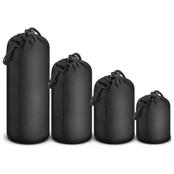 Водонепроницаемая сумка для объектива камеры, сумка на шнурке с крючком, чехол для объектива камеры SML Xl XL