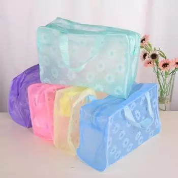 Водонепроницаемая сумка для путешествий и деловых поездок с большой вместимостью для хранения косметики и туалетных принадлежностей синий