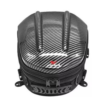 Водонепроницаемая сумка для сиденья мотоцикла, многофункциональная расширяемая сумка для багажа мотоцикла, мотоцикла чёрный