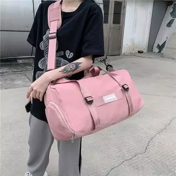 Водонепроницаемая сумка для сухого и влажного разделения, водонепроницаемая сумка для занятий йогой и фитнесом для мужчин и женщин, дорожная сумка большой вместительности чёрный