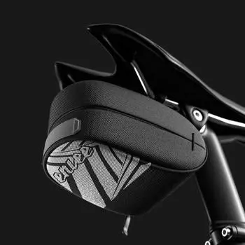 Водонепроницаемая сумка для велосипеда под сиденьем, быстросъемная седельная сумка для велосипеда для горного шоссейного велосипеда S бежевый