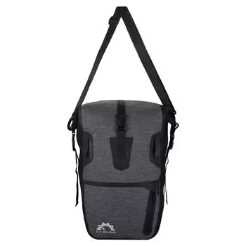 Водонепроницаемая сумка для велосипеда, сумка-седло для багажника велосипеда с плечевым ремнем tpu серый