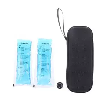 Водонепроницаемая сумка-холодильник для инсулина, портативный термоизолированный охладитель для инсулина Eva с гелевой ручкой, органайзер для путешествий для диабетиков