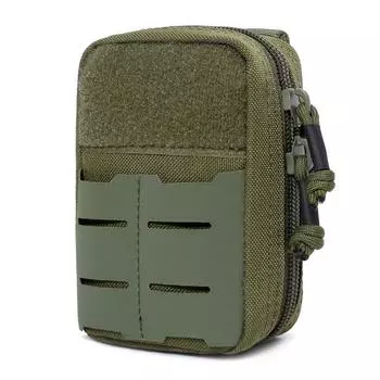 Водонепроницаемая сумка-кошелек на молнии для отдыха на открытом воздухе ( зеленый)