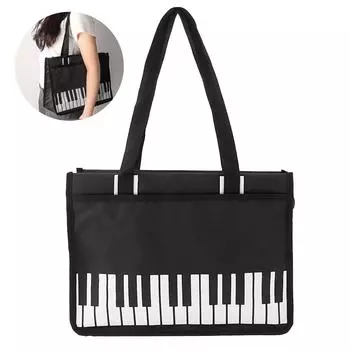 Водонепроницаемая сумка-тоут для музыки из ткани Оксфорд, профессиональный органайзер для нот, репетиторство, хоровые аксессуары для хранения