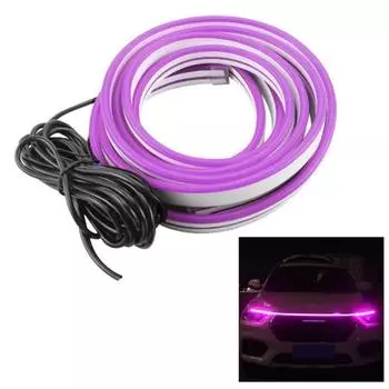 Водонепроницаемая светодиодная лента для капота автомобиля длиной 180 см, дневные ходовые огни, передняя фара сквозного типа синий