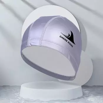 Водонепроницаемая ткань защищает уши длинные волосы спортивная шапочка для плавания в бассейне акула высокоэластичная гибкая прочная шапочка для плавания для мужчин и женщин чёрный