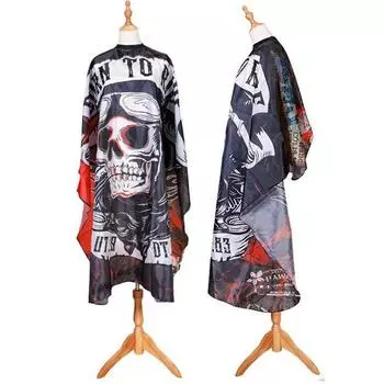 Водонепроницаемая тканевая накидка для парикмахерской, парикмахерская, фартук для стрижки, накидка one size