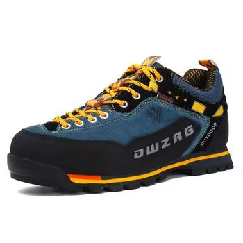 Водонепроницаемая уличная обувь. Мужская походная обувь. Удобная походная обувь. Кроссовки. 40 чёрный/красный