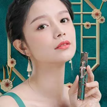 Водонепроницаемая утолщающаяся тушь для завивки с павлиньими перьями, не растекающаяся