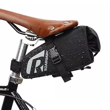 Водонепроницаемая велосипедная седельная сумка, светоотражающая складная задняя сумка большой вместимости, велосипедная сумка на багажник MTB