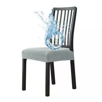 Водонепроницаемая жаккардовая подушка для стула из спандекса, мягкая подушка для столовой, чехол на сиденье стула без спинки, мебель 1pcs chair cover