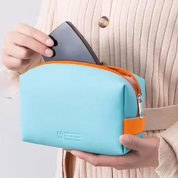 Водонепроницаемая женская косметичка из искусственной кожи, женский косметичка для девочек, многофункциональная косметичка для хранения, сумка для хранения