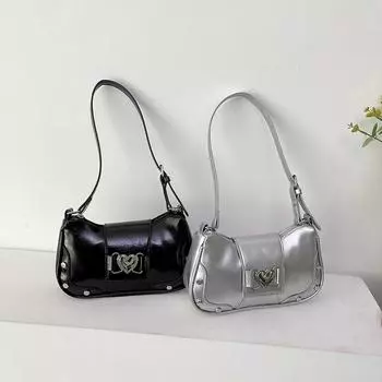 Водонепроницаемая женская стильная сумка через подмышку, большая вместимость, Y2K, регулируемый ремень, сумка-мессенджер, стильные сумки из искусственной кожи