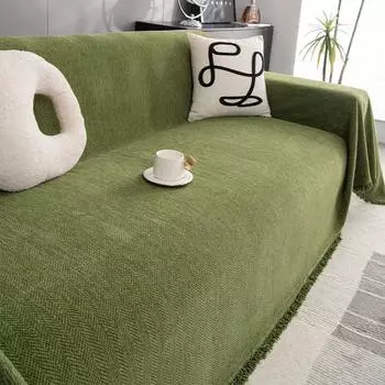 Водонепроницаемое одеяло для дивана, многоцелевой чехол для мебели, однотонная прочная ткань, пыленепроницаемая, устойчивая к царапинам, декор для дома, гостиной 180-130cm