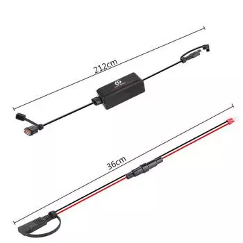 Водонепроницаемое USB-зарядное устройство для мотоцикла, два порта USB, конфигурация версии SAE, зарядное устройство на руль мотоцикла 12 В-24 В, быстрое зарядное устройство 3.0