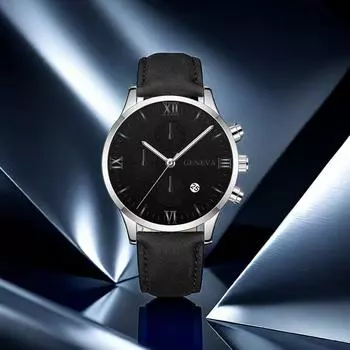 Водонепроницаемые электронные часы Three Eyes Alloy Case Analog Quartz Sport Three Eyes High Literal Watch для занятий спортом, бега на открытом воздухе