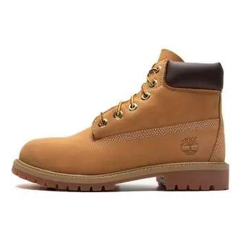 Водонепроницаемые ботинки Timberland Premium Series, удобные, универсальные, нескользящие, прочные, высокие, женские ботинки Martin, коричневые, 12909M713 37.5