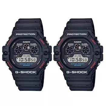 Водонепроницаемые часы CASIO, унисекс, цифровые часы в стиле ретро [Casio] G-SHOCK, мужские и женские DW-5900-1DW-5900-1 [Товар]