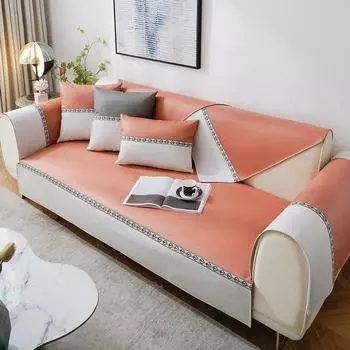 Водонепроницаемые чехлы для диванов, противоскользящие кожаные подушки для сидений диванов, прочные нескользящие чехлы для диванов на 1/2/3/4 места, противоскользящие защитные чехлы 70x70cm 1pcs
