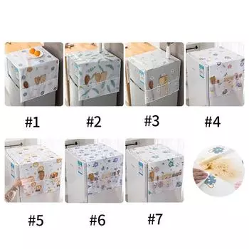 Водонепроницаемые чехлы для микроволновой печи, пылезащитные коврики для холодильника, шкафа, украшения дома, антимасляные кухонные принадлежности