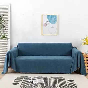 Водонепроницаемые чехлы на диван для гостиной, чехол для дивана с защитой от царапин, одеяло для дивана, 3-местный чехол для дивана, нескользящий чехол для углового дивана 180x130cm