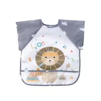 Водонепроницаемые детские нагрудники без рукавов с героями мультфильмов, детские нагрудники для ужина, чехлы для одежды as the picture