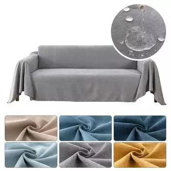 Водонепроницаемые диванные полотенца «Четыре сезона», однотонный чехол, многоцелевое одеяло, современное противоскользящее домашнее украшение для гостиной 90x180cm