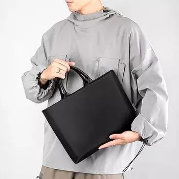 Водонепроницаемые компьютерные сумки для мужчин, деловая легкая оксфордская модная сумка-портфель для ноутбука, сумка-мессенджер для мужчин, дорожная сумка чёрный