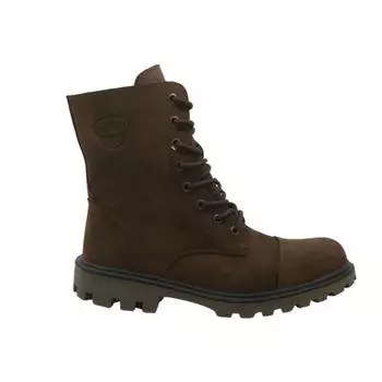 Водонепроницаемые кожаные коричневые мужские ботинки M7107NKA